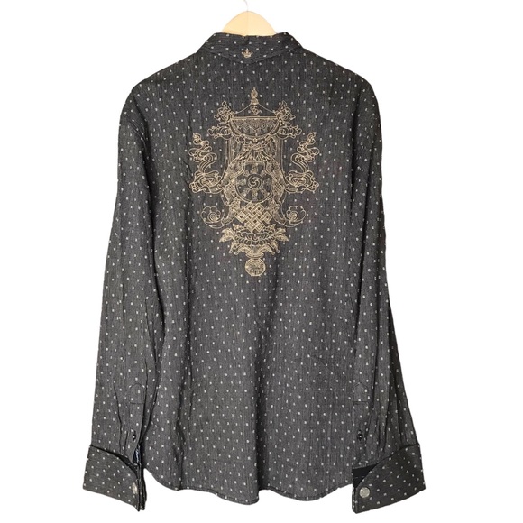 English Laundry x Christopher Wicks Collab Long Sleeve Button Up Handsewn Shirt - Picture 8 of 13